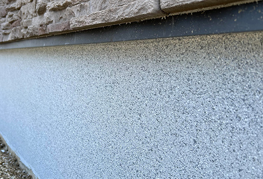 基礎巾木左官塗装工事